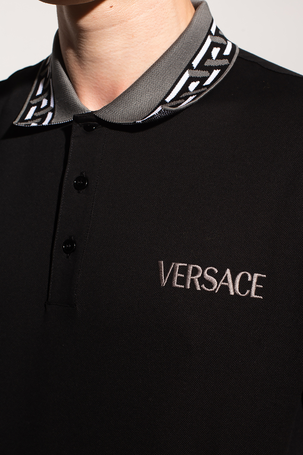 Versace Polo shirt with logo | Men's Clothing | Vitkac